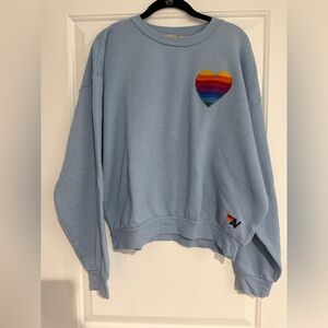 Aviator Nation Heart Crewneck Sweatshirt